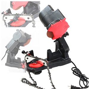 LEGENDARY-YES Electric Grinder Chain Saw Bench Sharpener Vise Mount W/Grind Chainsaw Wheel