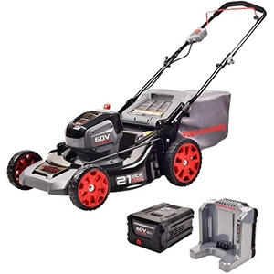 POWERWORKS 60V 21-inch Brushless HP Mower, 5Ah Battery and Charger Included MO60L513PW