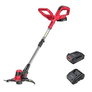 PowerSmart String Trimmer, 20 Volt Lithium-Ion Cordless String Trimmer with 10-INCH Cutting Diameter , 2-in-1 Cordless Trimmer/Edger only 7. 5 pounds, PS76110A