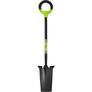 Radius Garden 25102 Pro-Lite Carbon Steel Spade, Green