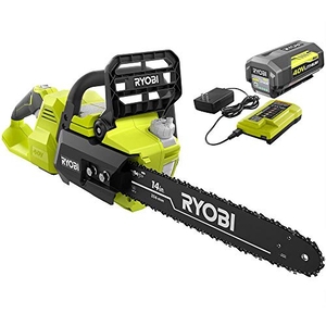 Ryobi 40V Brushless 14" Chainsaw w/Battery and Charger Included