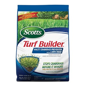 Scotts Turf Builder Halts Crabgrass Preventer with Lawn Food,