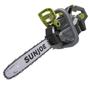 Sun Joe iON100V-18CS-CT 18-Inch 100-Volt Brushless Lithium-iON Cordless Handheld Chain Saw, Tool Only