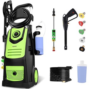 Suyncll Pressure Washer 2100PSI Max 1.9 GPM Electric Pressure Washer High Power Washer Machine Cleaner with Nozzles