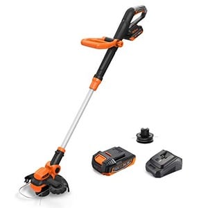 TACKLIFE 20V 10-Inch Cordless String Trimmer, 2-In-1 String Trimmer/Edger