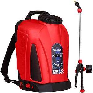 Tomahawk 4 Gallon Battery Powered Backpack Sprayer with Lithium Ion Battery for Pest Control and Disinfectants