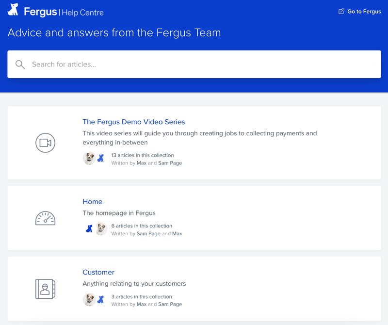 Fergus help-center