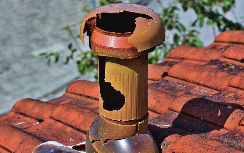 Damaged Chimney