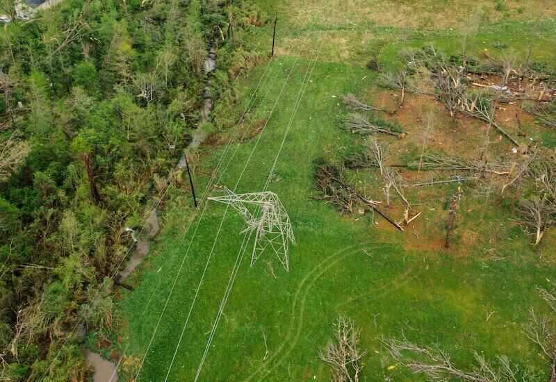 Check for Downed Power Line and Trees