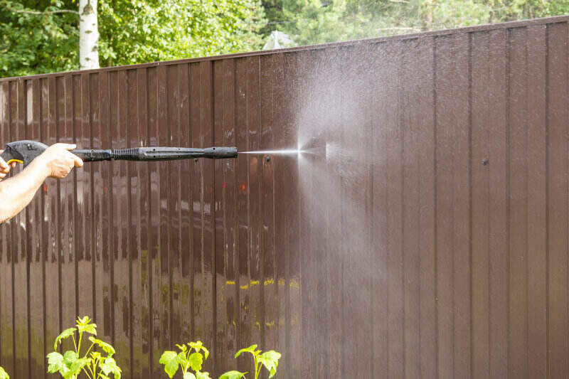 Power Wash the Fence