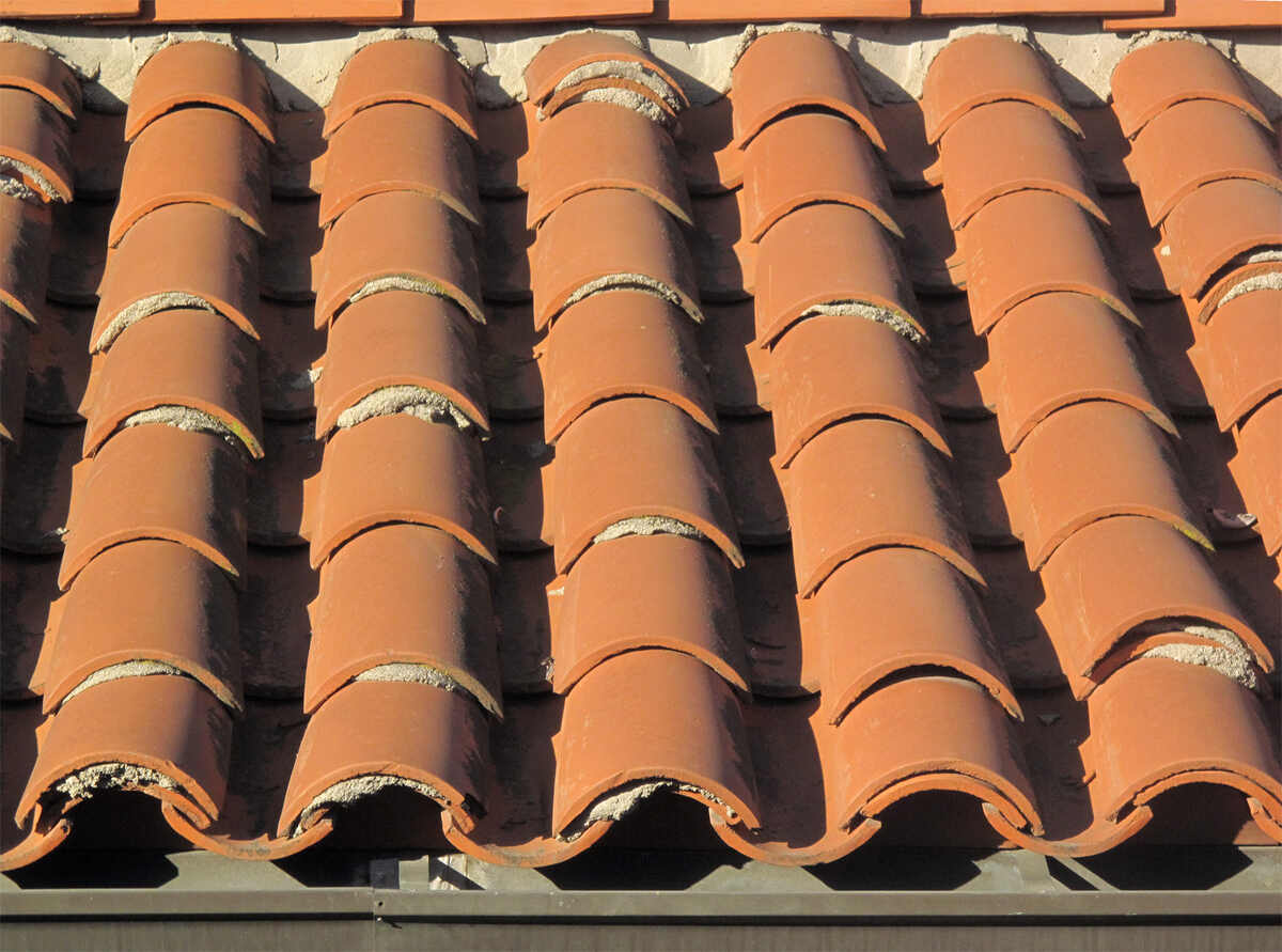 red tile roof