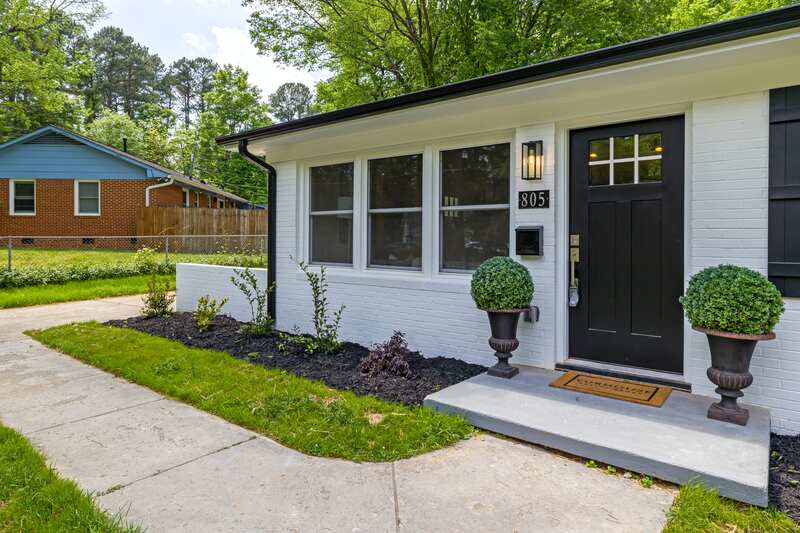 front door of a house