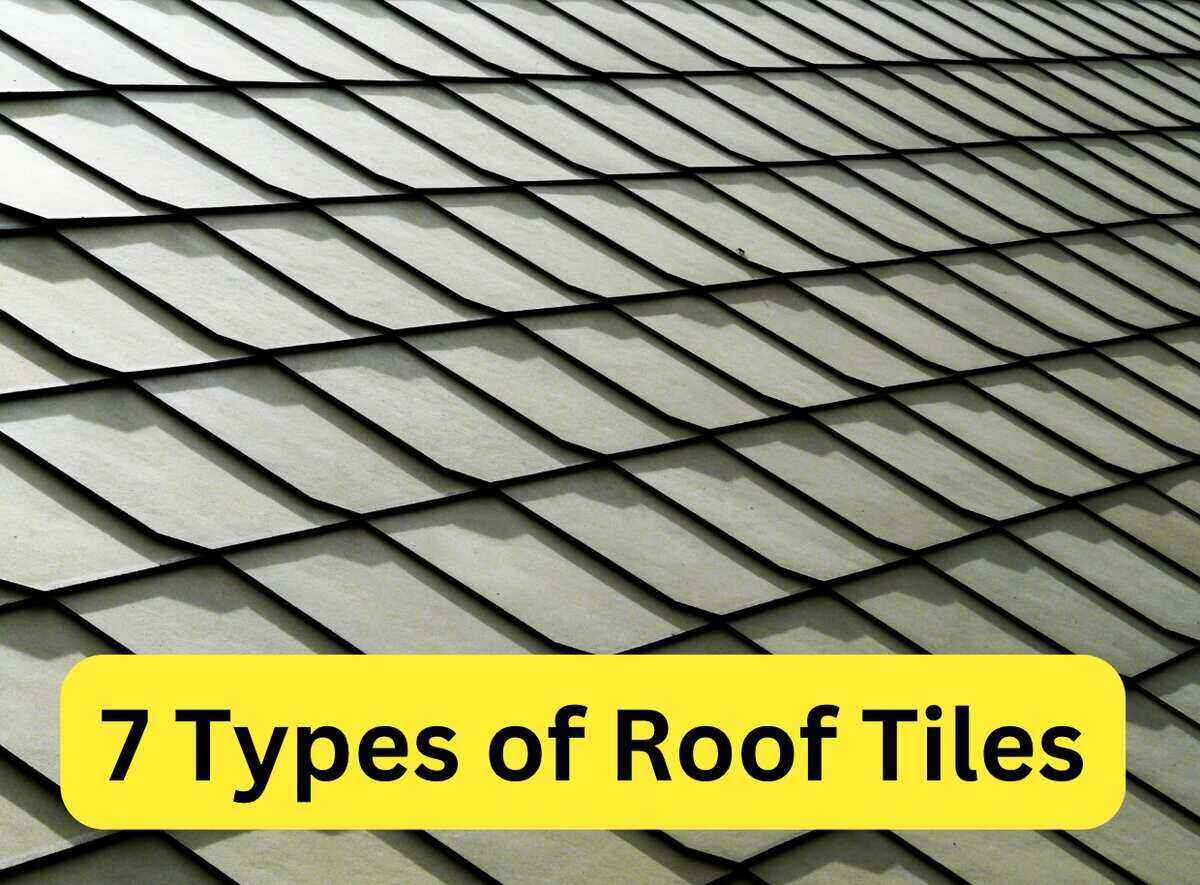 Roof tiles in a beautiful row upon row pattern