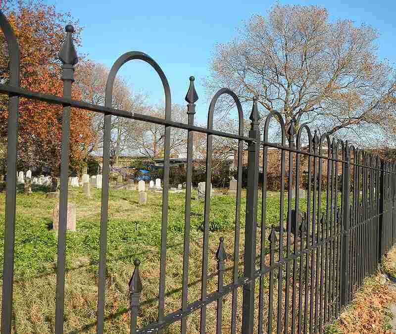 Arched Top Iron Fence