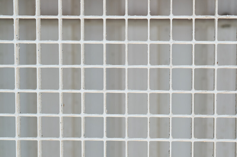 metal lattice fence