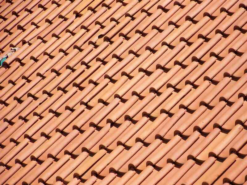 clay roof tiling