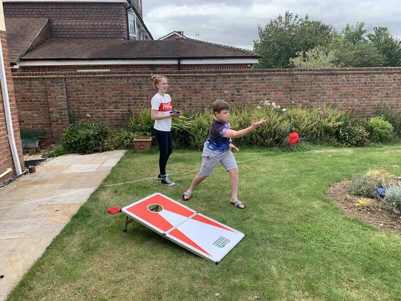 cornhole game