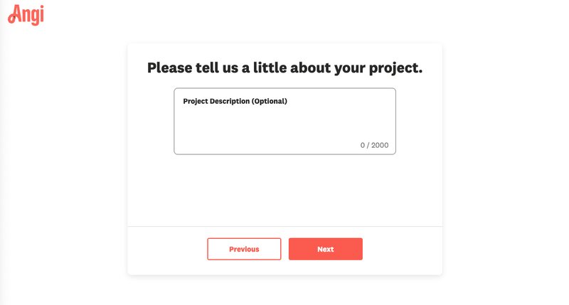 Tell us about your project angi