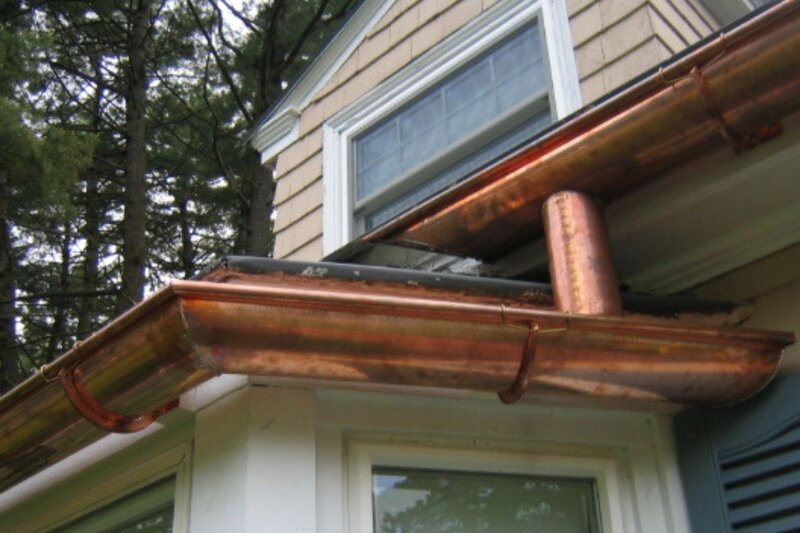 Customized factory copper gutter