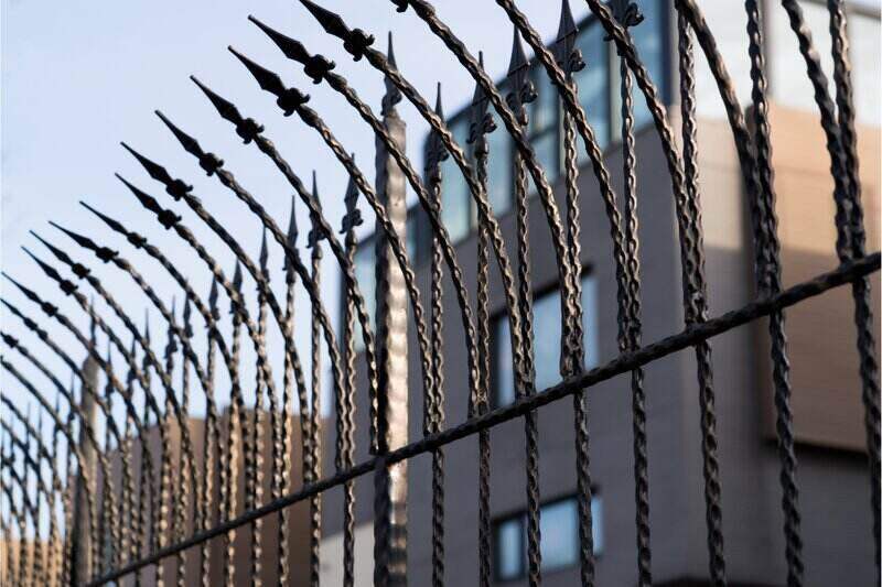 security fence