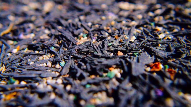 Rubber mulch