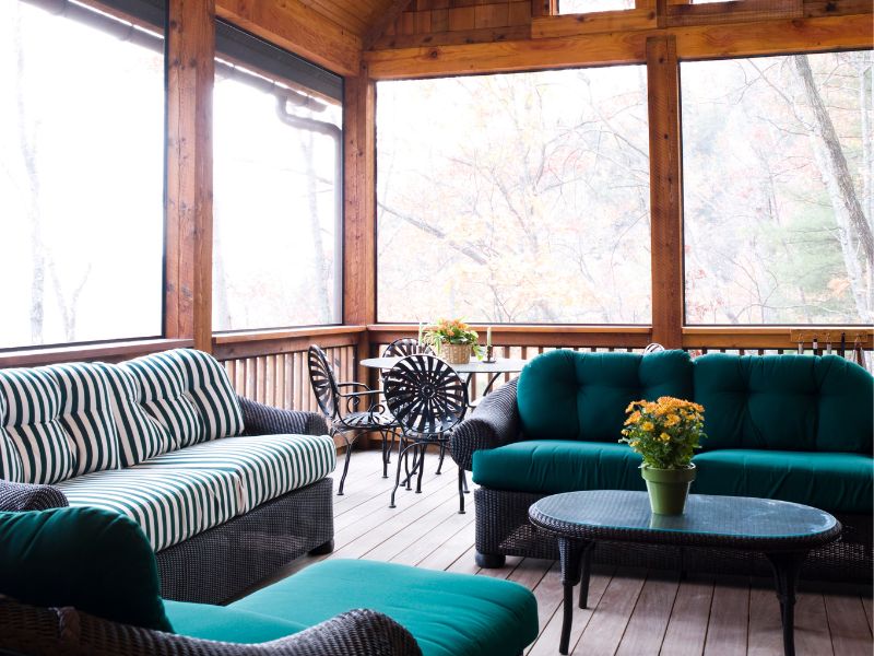 sofas in a lounge