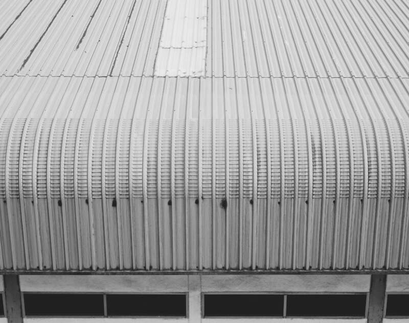 A house with zinc roof