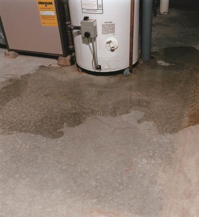 Water leaking from a home appliance