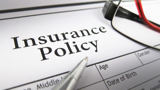 Insurance policy form