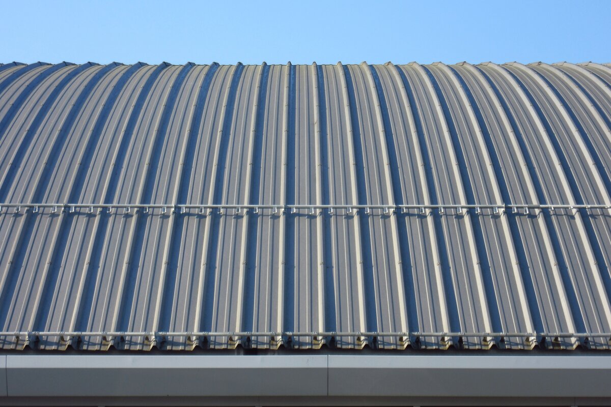 Metal Roof in grey color