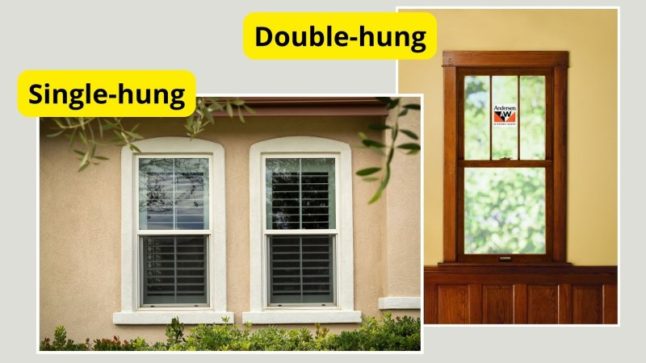 Single-hung vs Double-hung Window