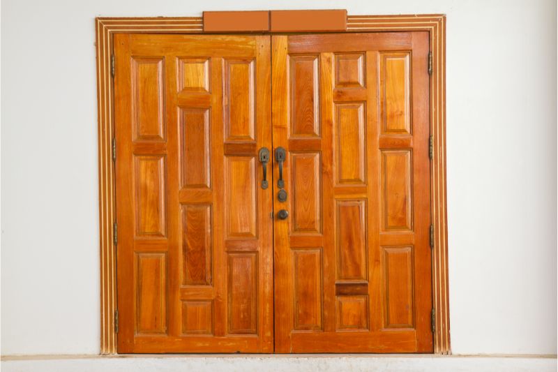 wood door