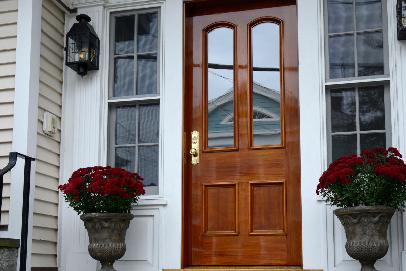 wood door