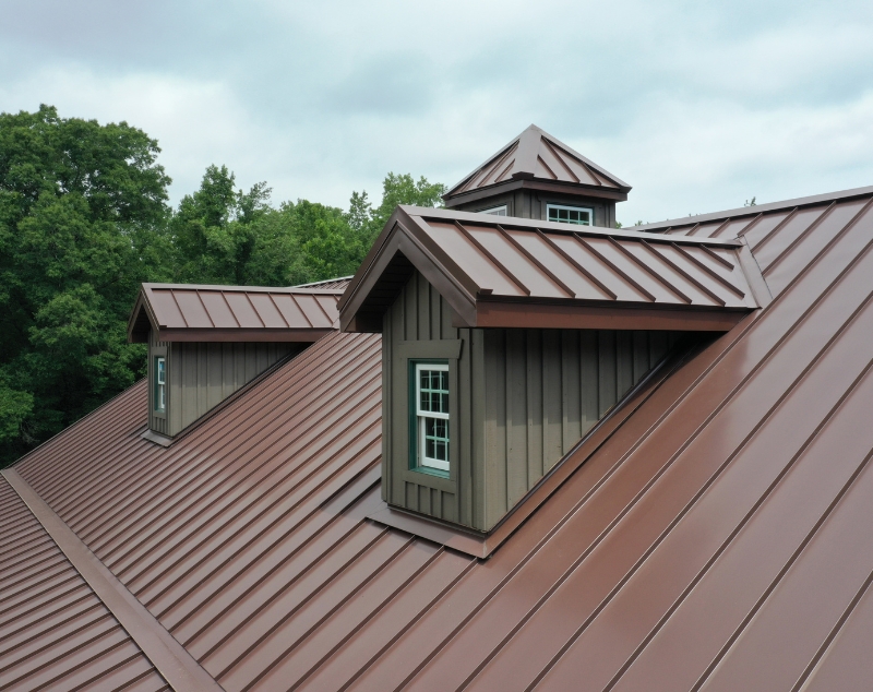 SMP metal roof