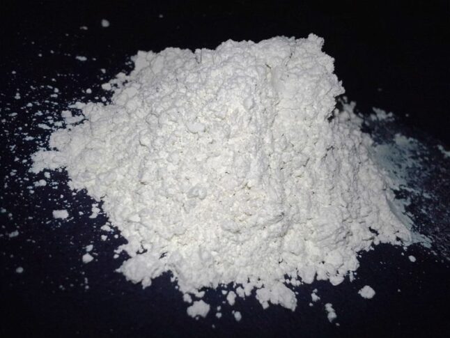 A pile of diatomaceous earth