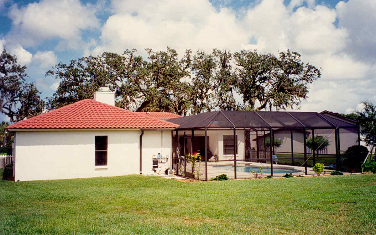 image of New Home from Back Yard - Sarasota