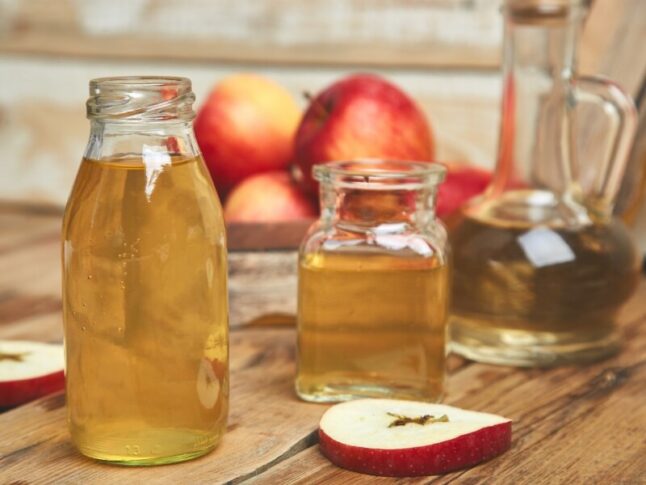apple cider vinegar and oil