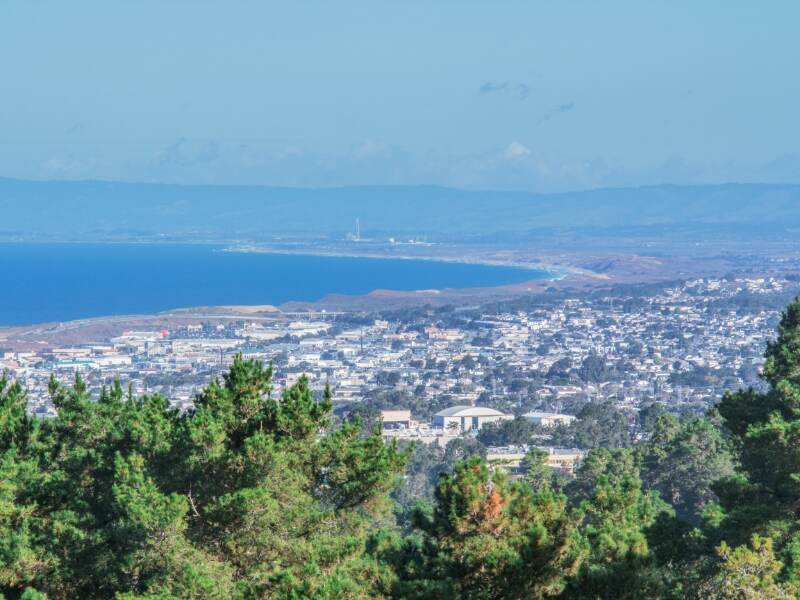 central California aerial view