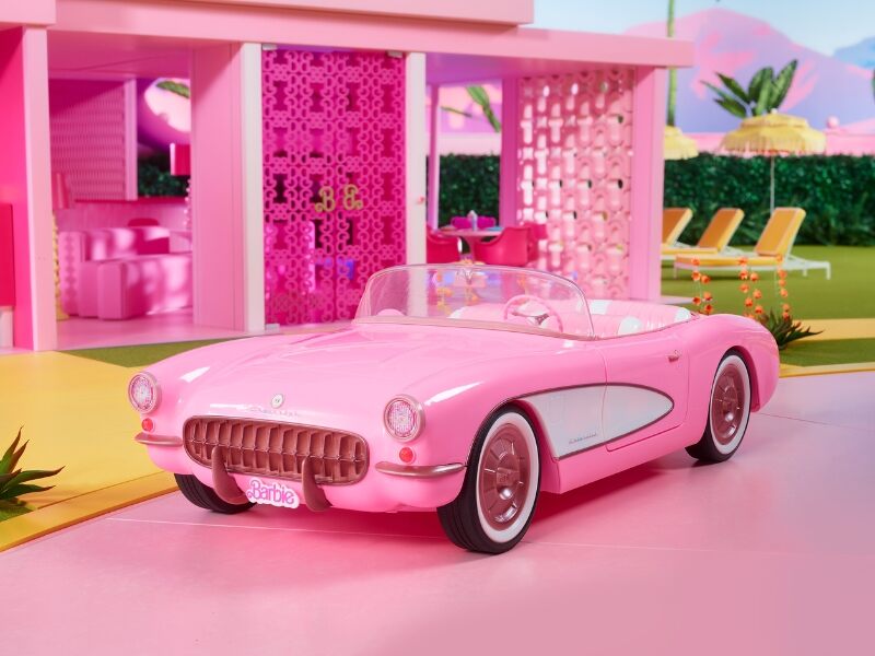 Barbie's corvette
