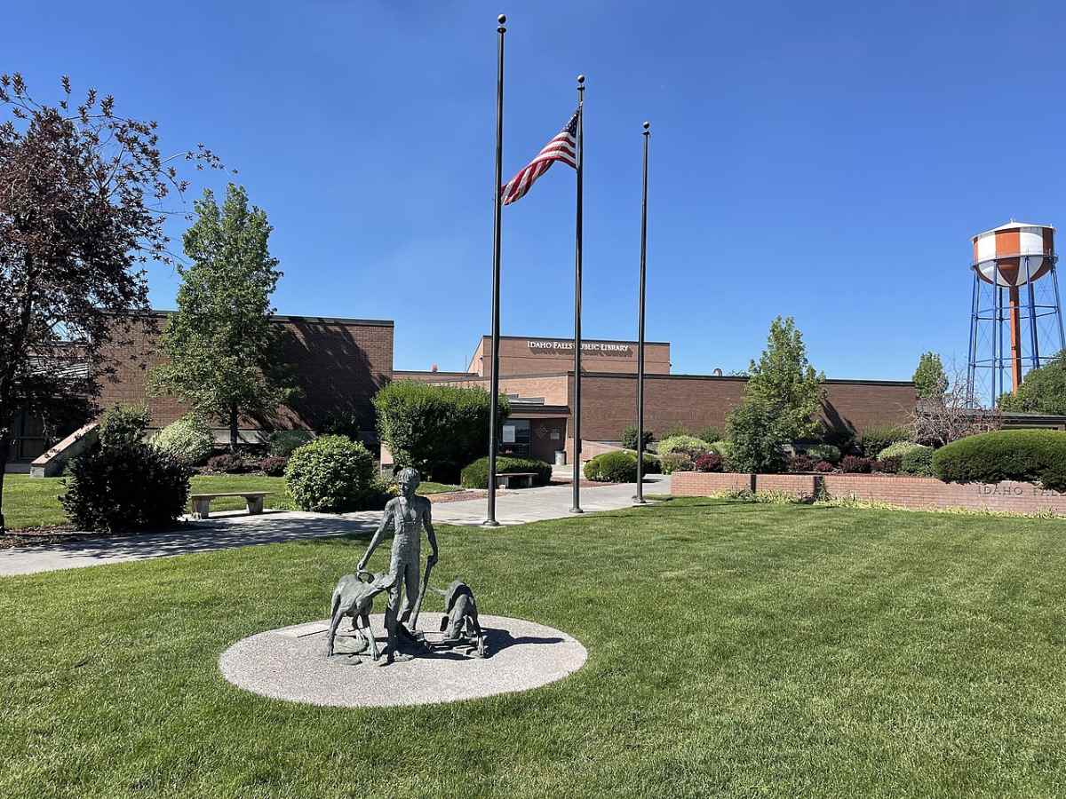 The public library in Idaho Falls