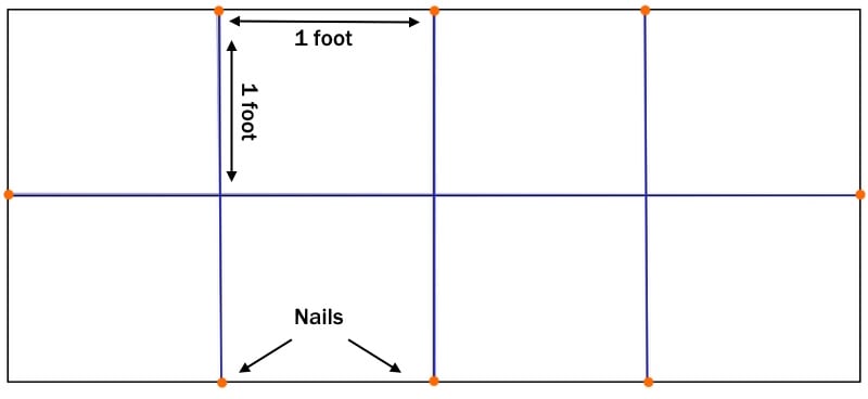 Square foot garden grid