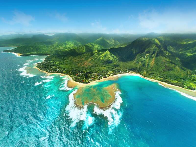 coastal view of Hawaii
