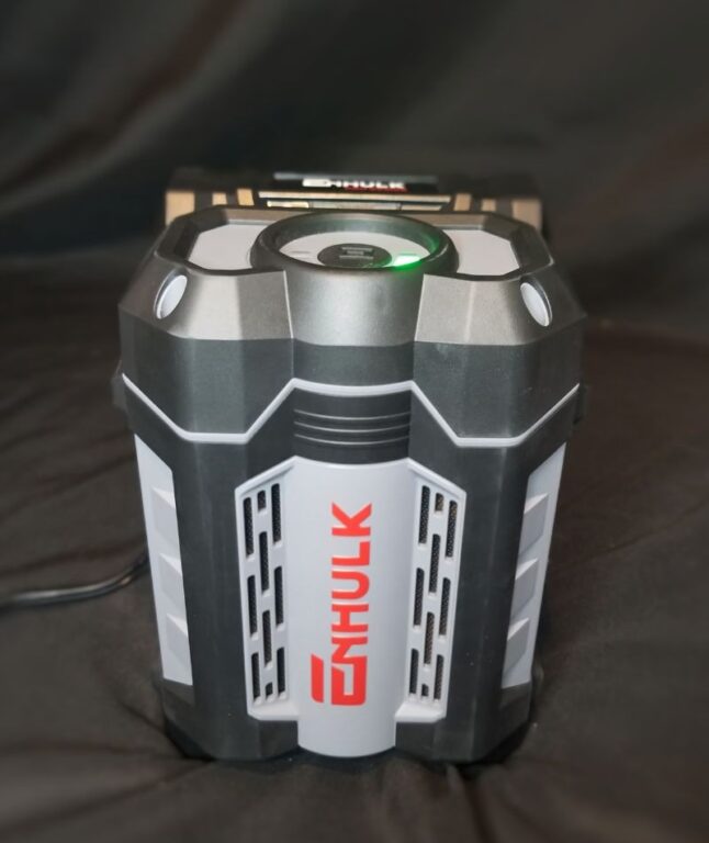 battery charging of enhulk leaf blower