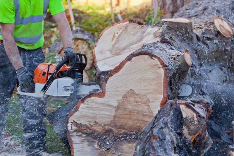 tree infected with fungus