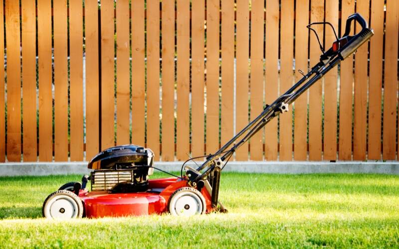 photo of a lawn mower
