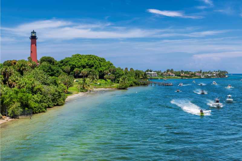 Jupiter Florida inlet lighthouse