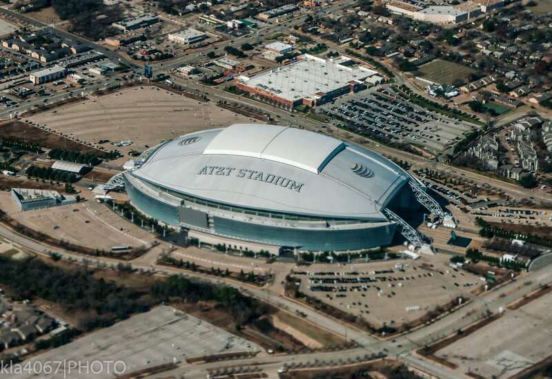 aerial view of ATT Stadium