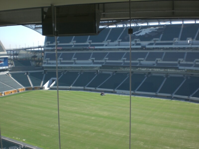 aerial view of Lincoln Financial Field