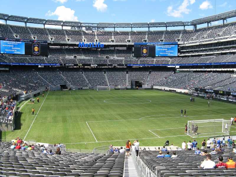 aerial view of MetLife Stadium