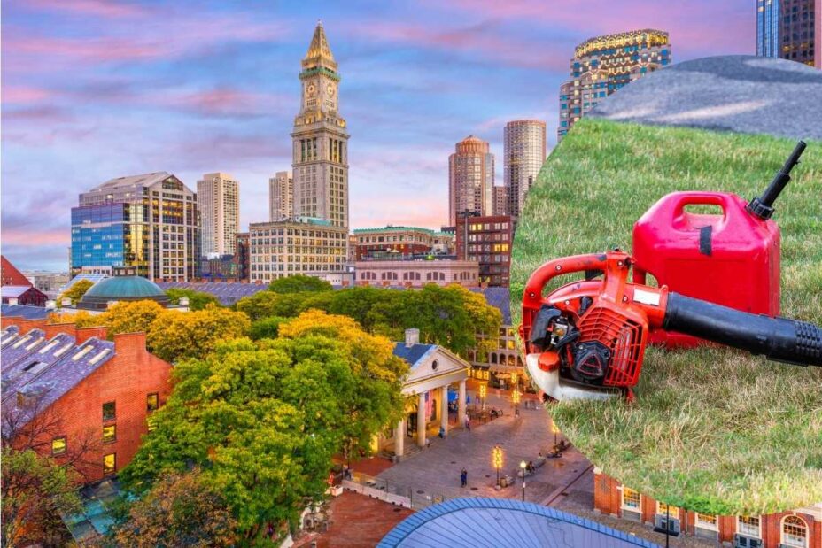 About gas leaf blower bans in Massachusetts